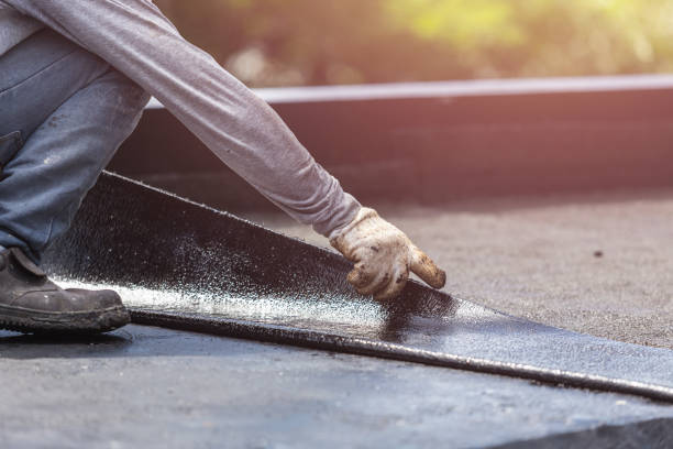 Professional Interior Drainage System technician working in Bringhurst, IN